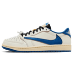 Fragment Design x Travis Scott x Air Jordan 1 Retro Low OG 'White Blue'