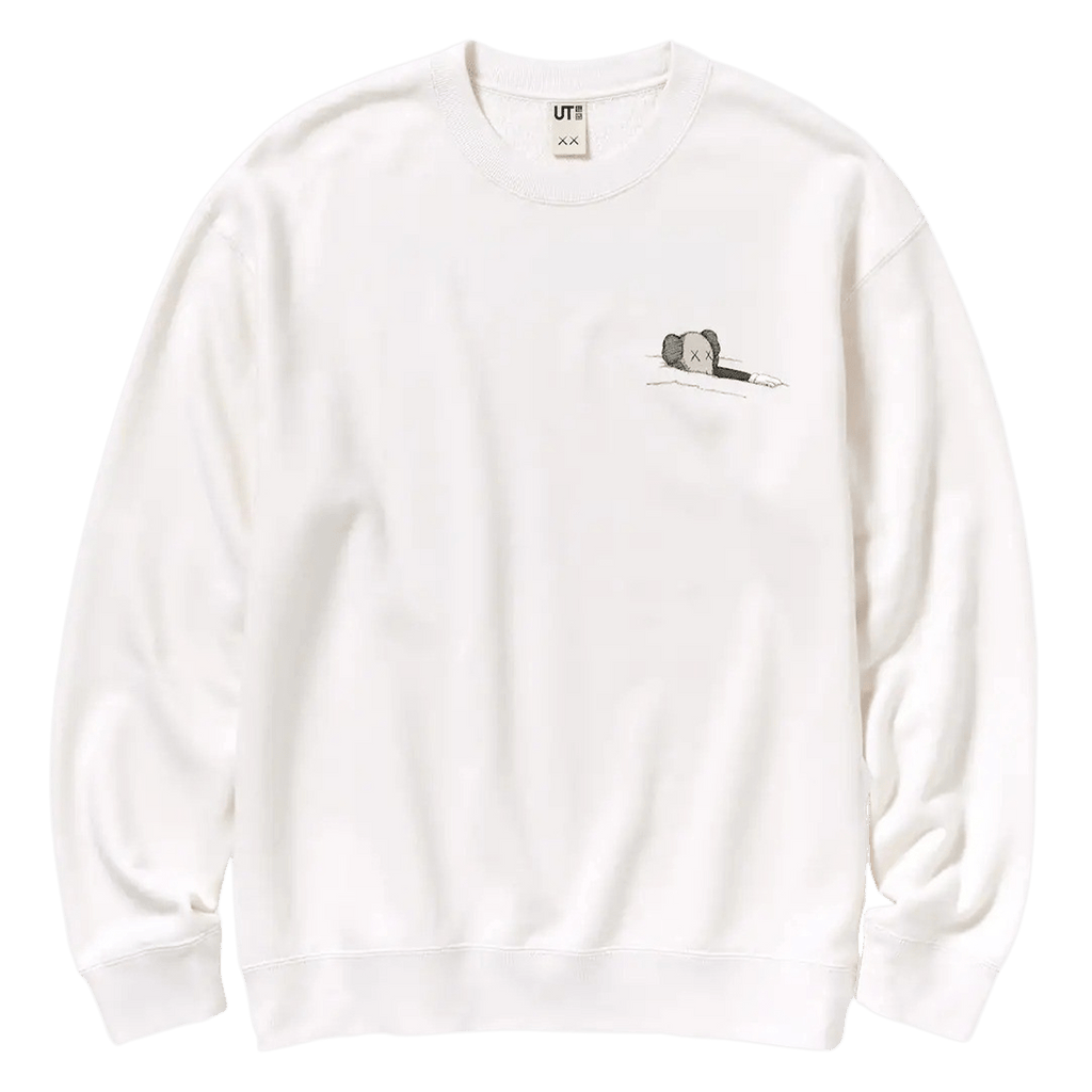 KAWS x UNIQLO UT Graphic Sweatshirt 'White' - Sole Collectors